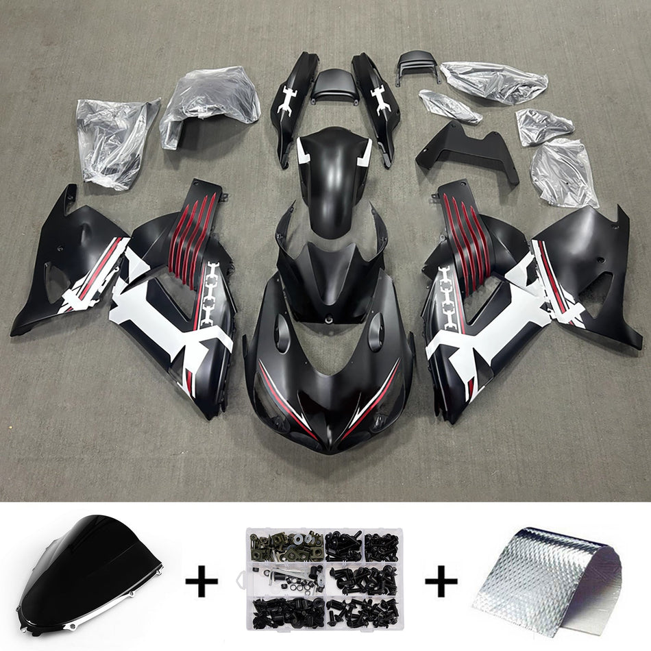 インジェクションフェアリングキット ボディワーク Kawasaki ZX14R ZZR1400 2012-2025 に適合