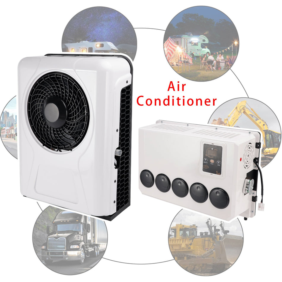 DC 24V RVエアコン 13000btu トラック用セパレートエアコン キャンピングカー、トラック、RV、トレーラー用