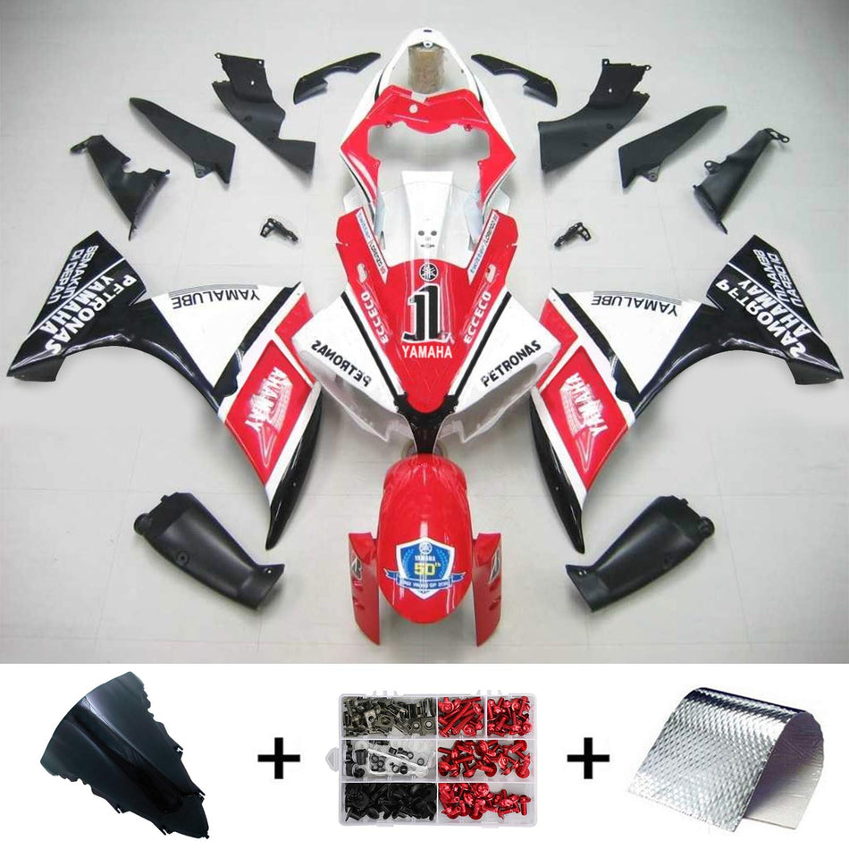 2012-2014 ヤマハ YZF 1000 R1 Amotopart インジェクションフェアリングキット ボディワーク プラスチック ABS #102