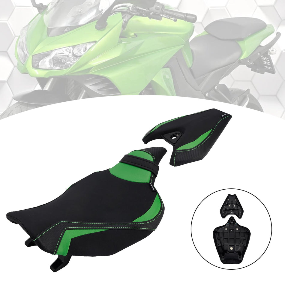 2014-2025 2024 カワサキ Z1000 用 フロント下部 リアシート ドライバー ピリオン グリーン1