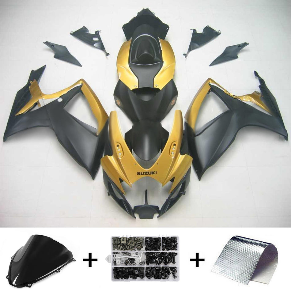 2006-2007 スズキ GSXR 600/750 K6 Amotopart インジェクションフェアリングキット ボディワーク プラスチック ABS #157