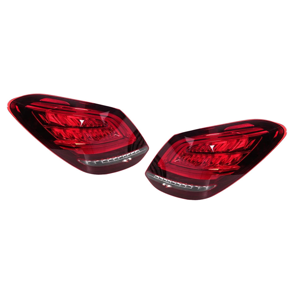 2019-2021 メルセデスベンツ W205 フェイスリフト C300 (サブモデル: 4Matic、ベース) 左+右 LED リアテールライト ブレーキランプ 059067103 2059067203