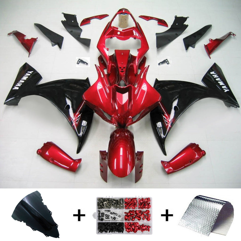 2012-2014 ヤマハ YZF 1000 R1 インジェクションフェアリングキット ボディワーク プラスチック ABS #124