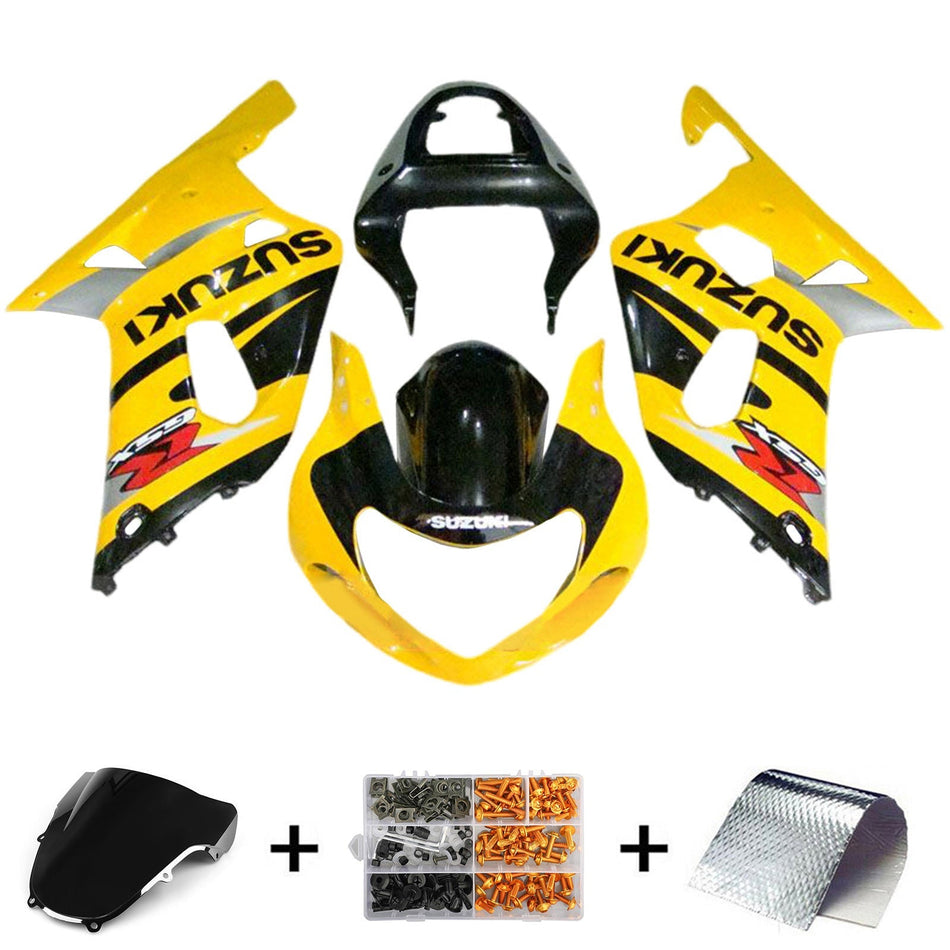 2000-2002 スズキ GSXR1000 K1 K2 フェアリングキット ボディワーク プラスチック ABS