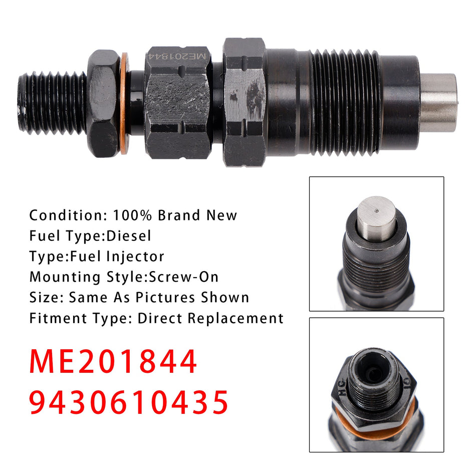 三菱 デリカ パジェロ 4M40 4M40T 2.8L ME201844 用燃料インジェクター 1個