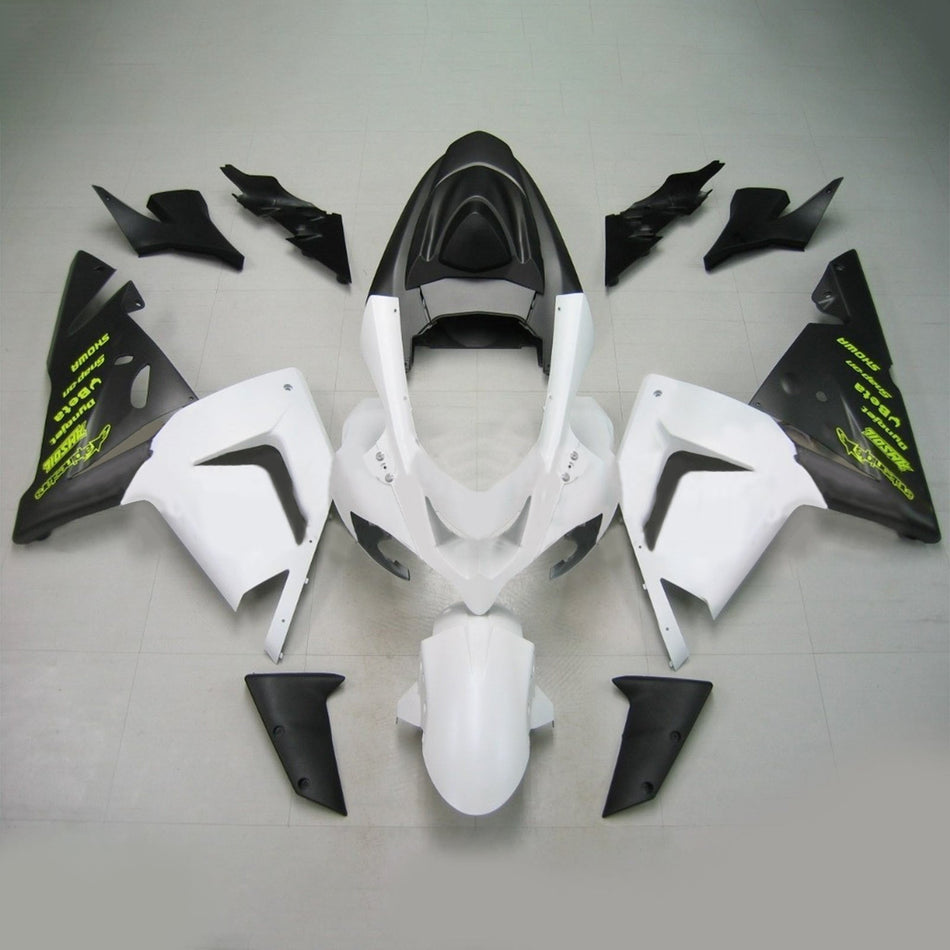 2004-2005 カワサキ ZX10R Amotopart インジェクションフェアリングキット ボディワーク プラスチック ABS #129