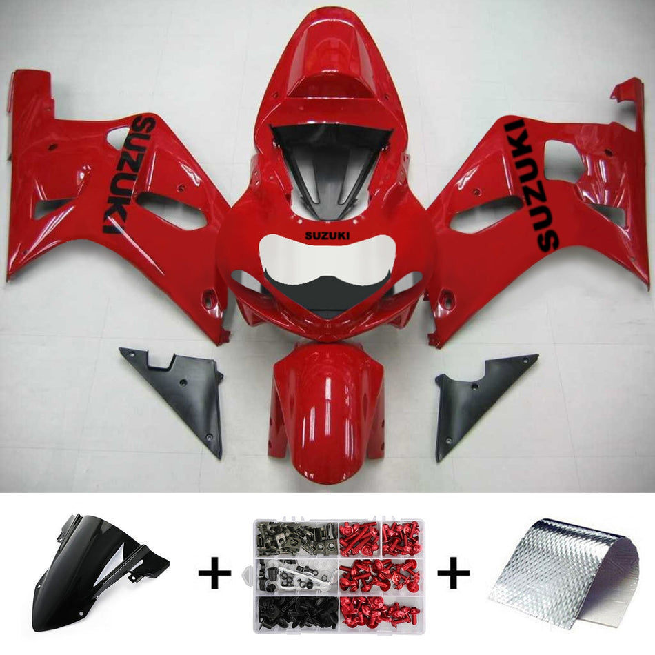 2001-2003 スズキ GSXR750 K1 Amotopart インジェクションフェアリングキット ボディワーク プラスチック ABS #117