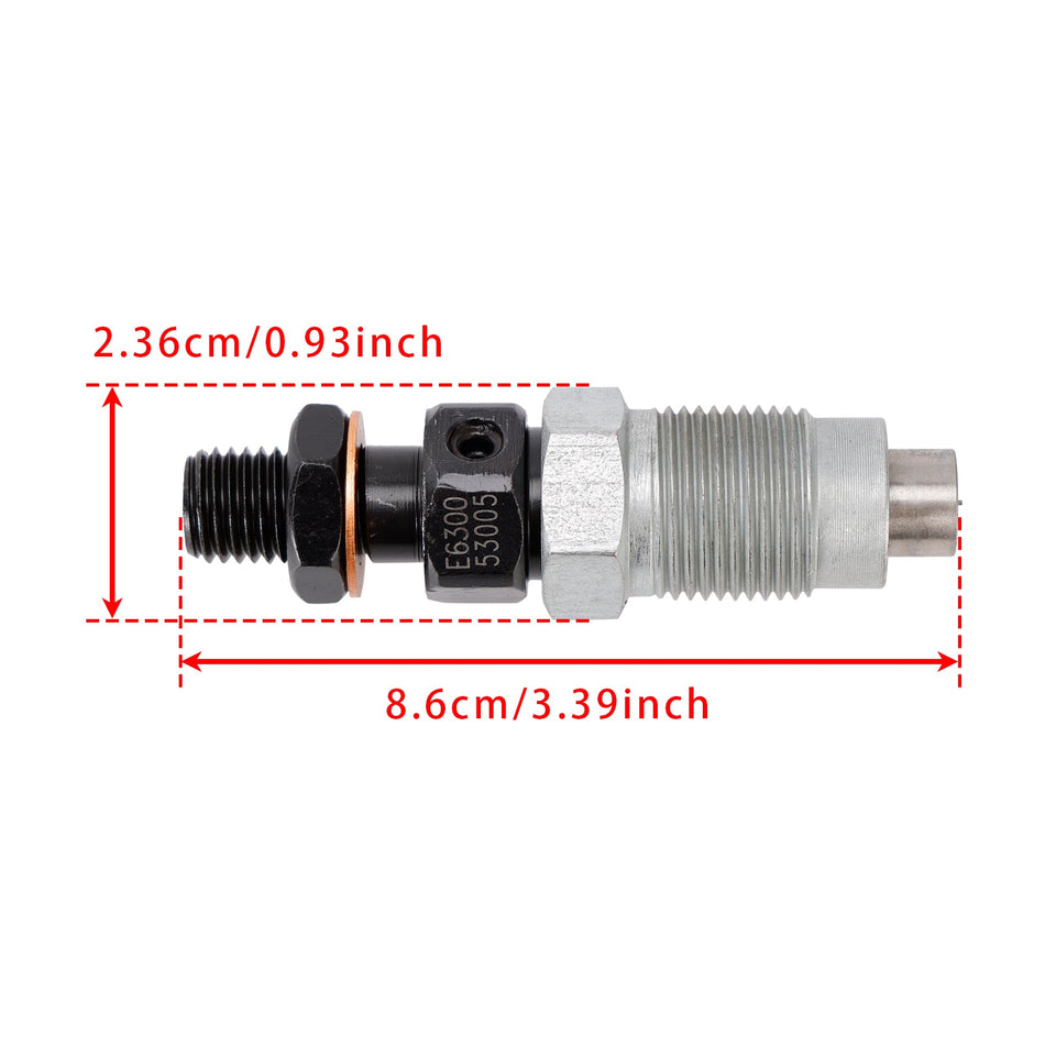 Kiotiトラクター用燃料インジェクター3個 Daedong DK45 CK22 E6300-53004 E6300-53005