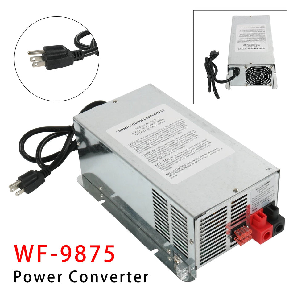 WF-9875 コンバーターチャージャー 75アンペアDC出力デッキマウント型コンバーターチャージャー