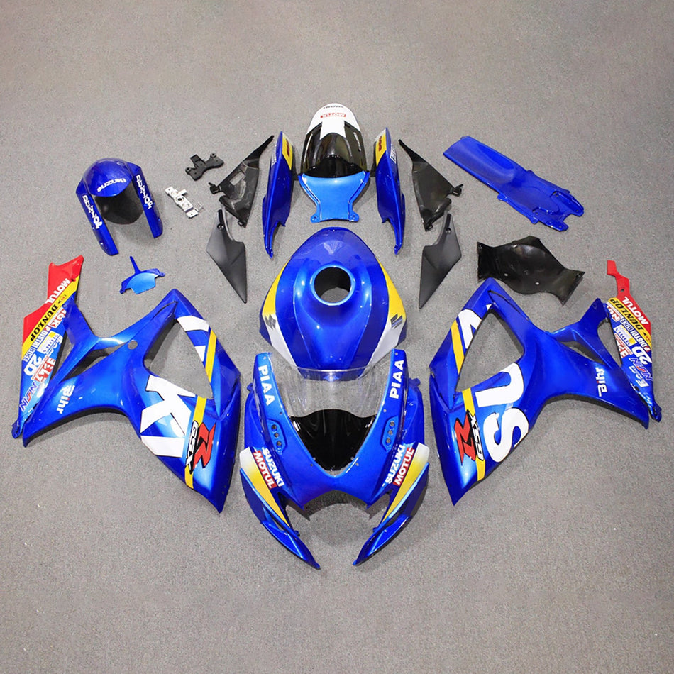 スズキ GSXR 600/750 2006-2007 K6 用 インジェクションフェアリングキット ボディワーク プラスチック ABS