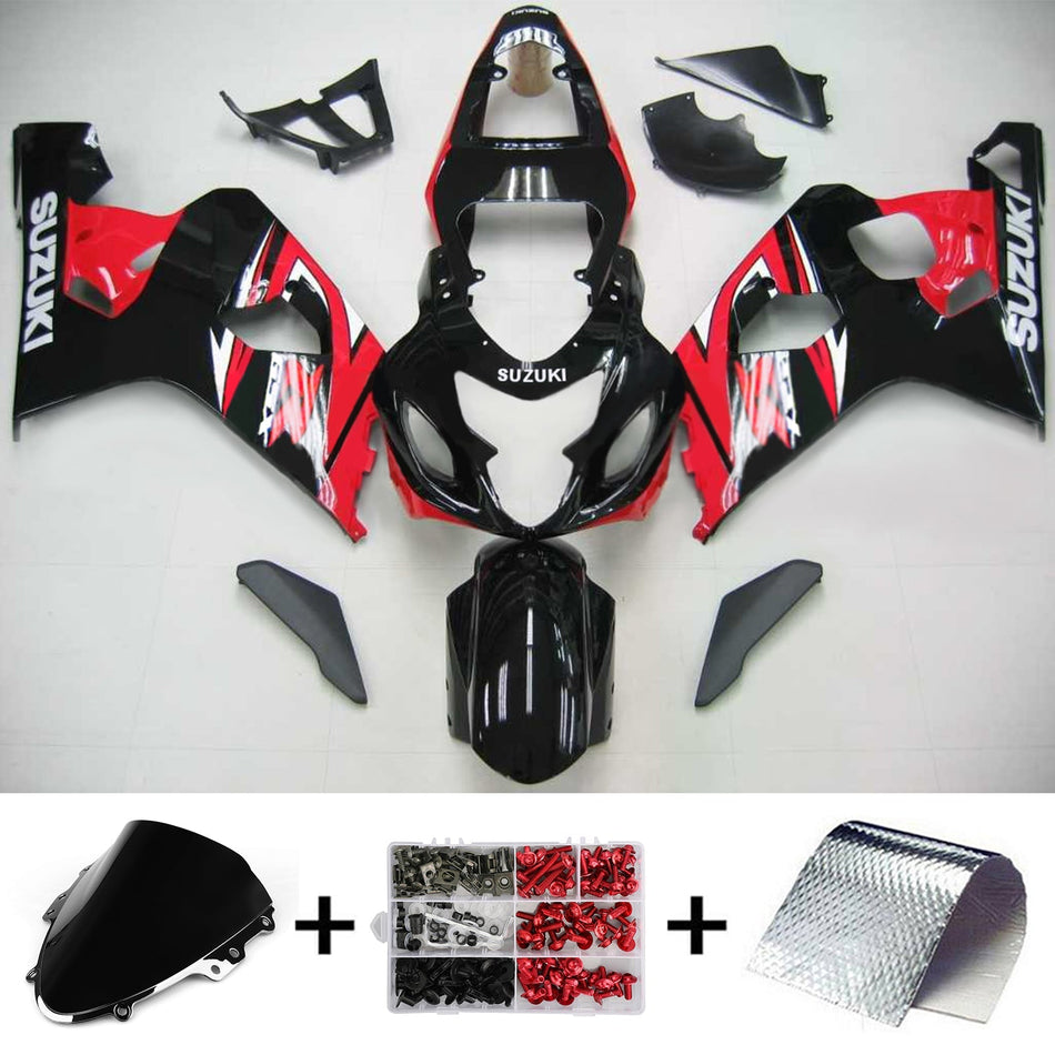 2004-2005 スズキ GSXR 600/750 K4 Amotopart インジェクションフェアリングキット ボディワーク プラスチック ABS #117