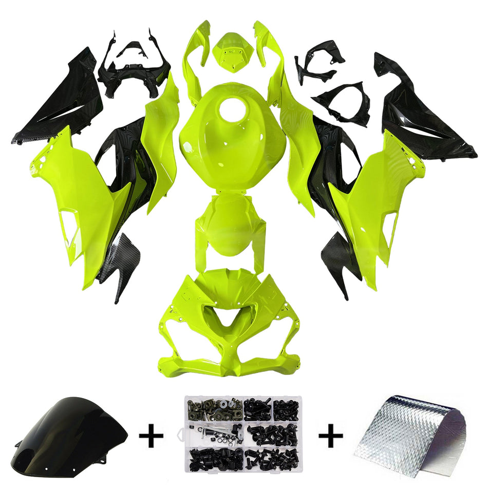 インジェクションフェアリングキット ボディワーク プラスチック ABS カワサキ ZX6R 2019-2023 に適合