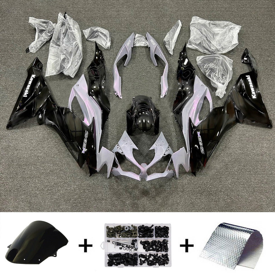 インジェクションフェアリングキット ボディワーク プラスチック ABS カワサキ ZX6R 2019-2023 に適合