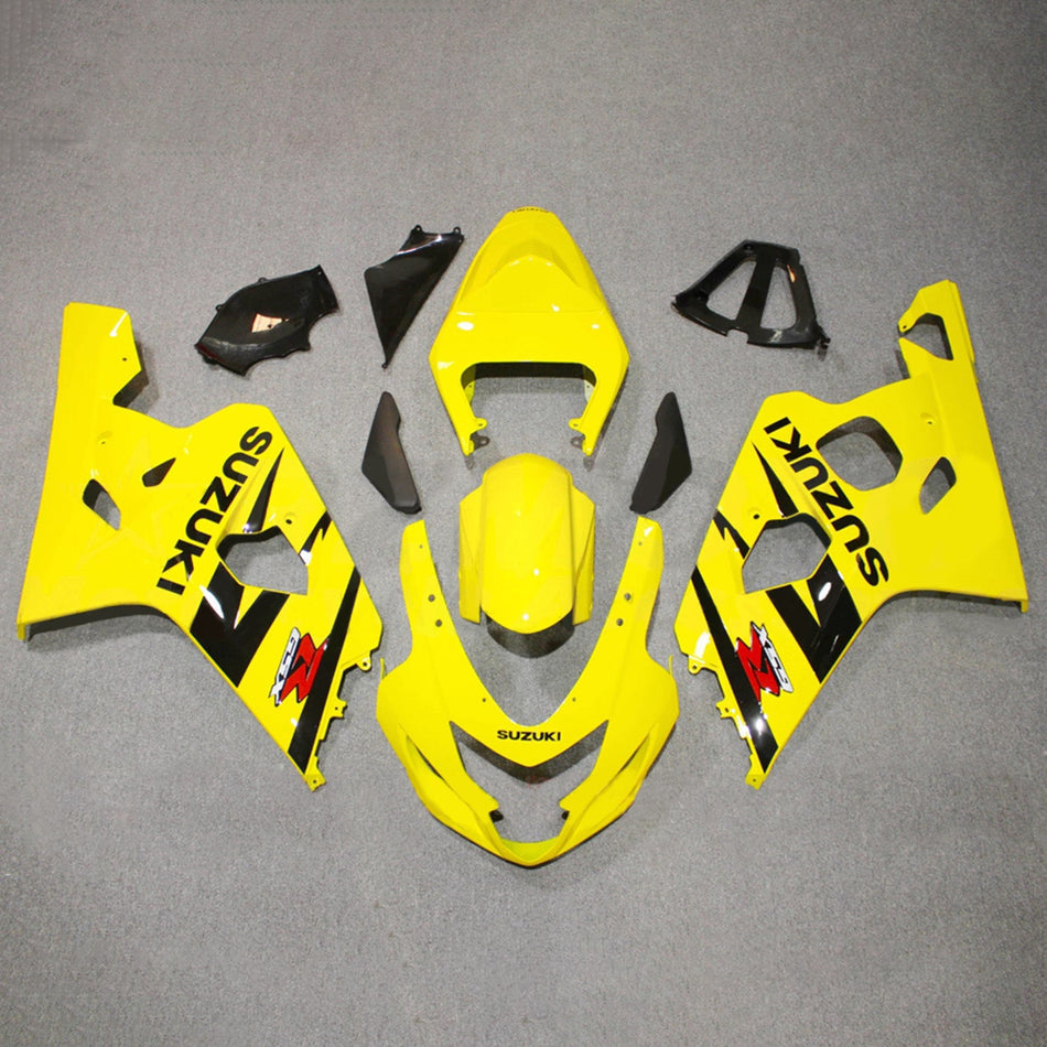 インジェクションフェアリングキット ボディワーク プラスチック ABS スズキ GSXR 600/750 2004-2005 K4用