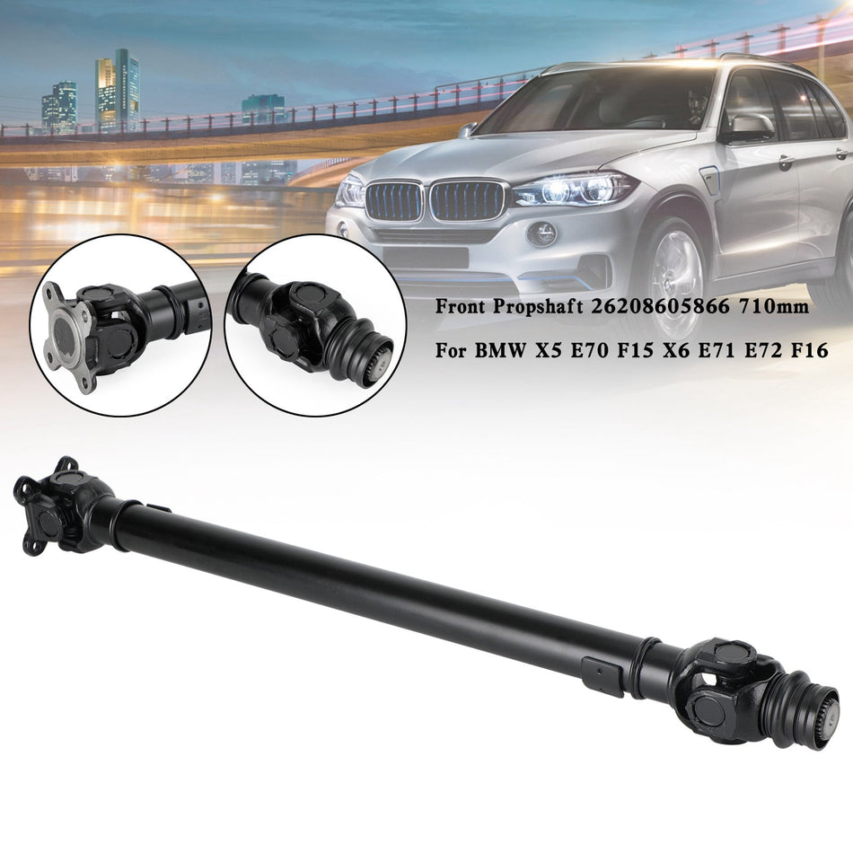 BMW X5 E70 F15 X6 E71 E72 F16 フロントプロペラシャフト 26208605866 710mm