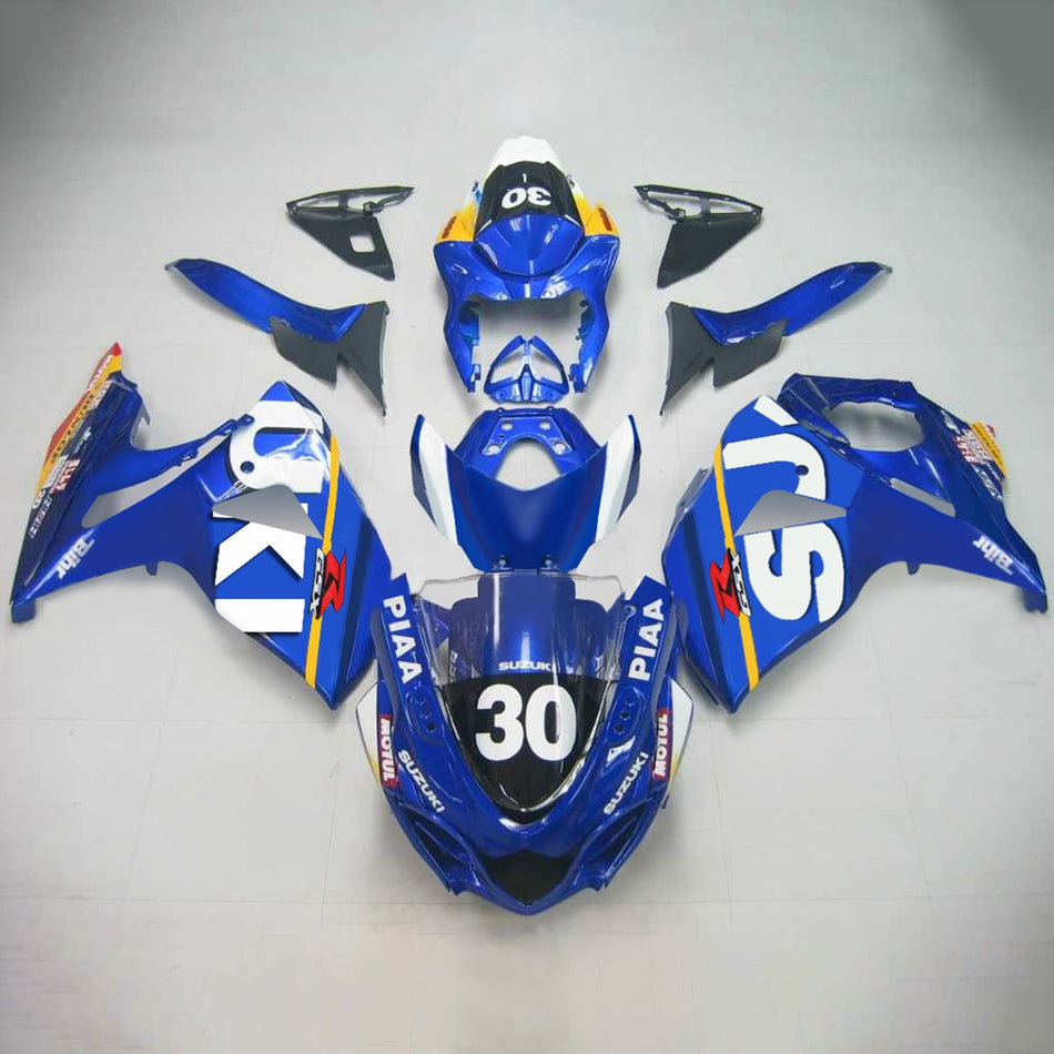 2009-2016 スズキ GSXR1000 K9 Amotopart インジェクションフェアリングキット ボディワーク プラスチック ABS #117