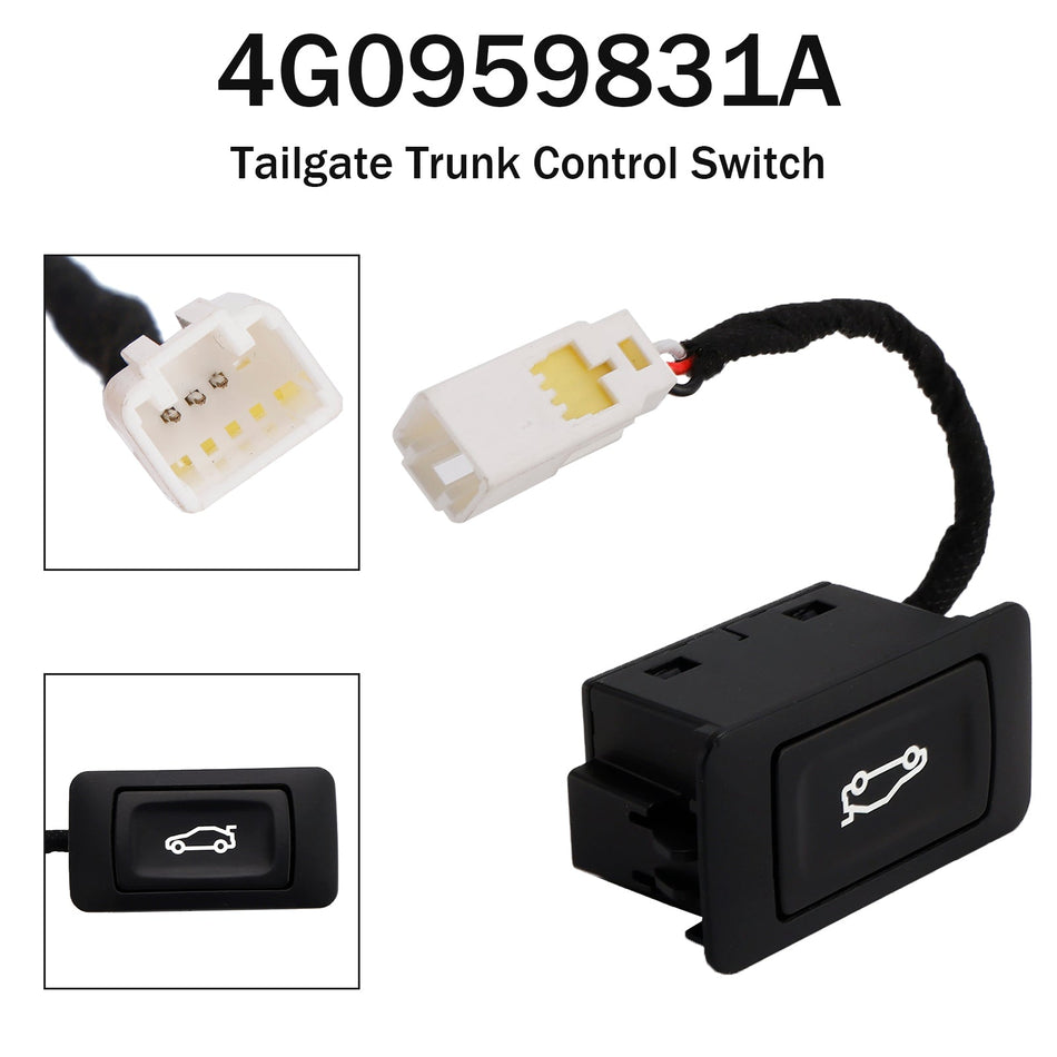 4G0959831A ブーツテールゲートトランクコントロールスイッチアウディ A4 A6 A7 A8 Q3 Q5 Q7
