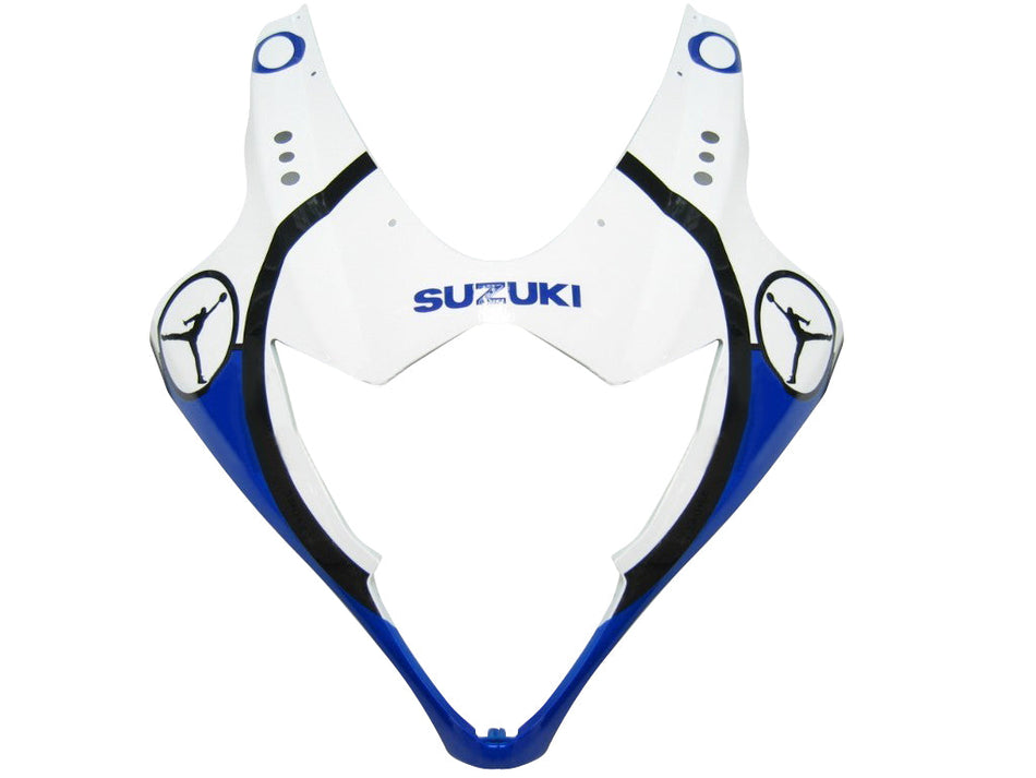 2005-2006 GSXR1000 ボディワークフェアリング ホワイト ABS 射出成形プラスチックセット ジェネリック