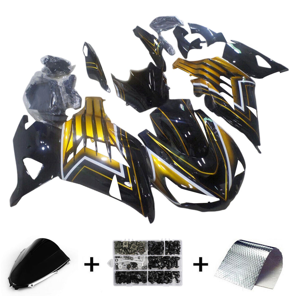 2012-2022 カワサキ ZX14R ZZR1400 インジェクションフェアリングキット ボディワーク