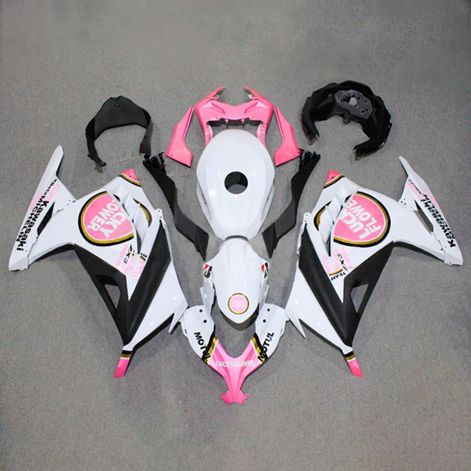 インジェクションフェアリングキット ボディワーク プラスチック ABS カワサキ EX300 Ninja300 2013-2024 に適合