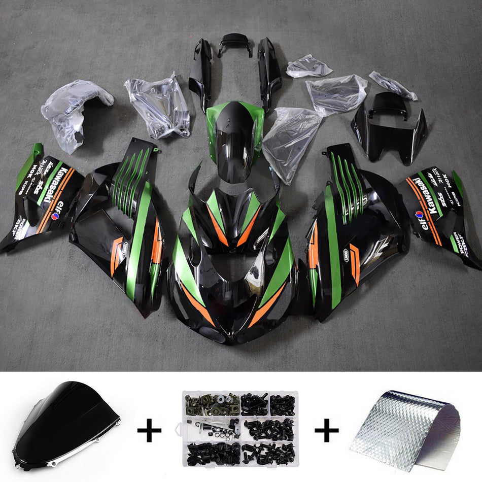 インジェクションフェアリングキット ボディワーク Kawasaki ZX14R ZZR1400 2012-2025 に適合