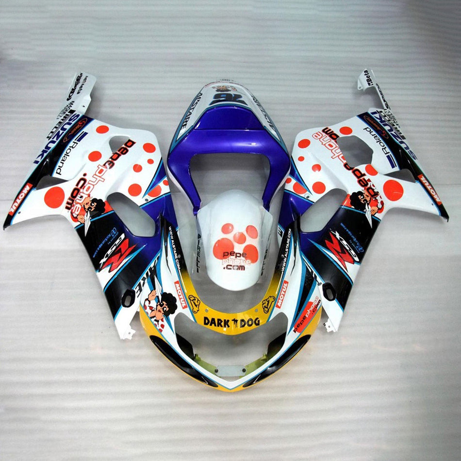 スズキ GSXR600 2001-2003 GSXR750 2000-2003 K1 用インジェクションフェアリングキット ボディワーク