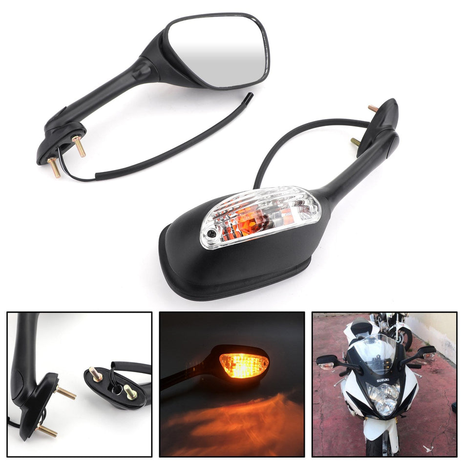 ミラー ウィンカー スズキ GSXR 600 750 2006-2014 GSXR 1000 2005-2014 汎用