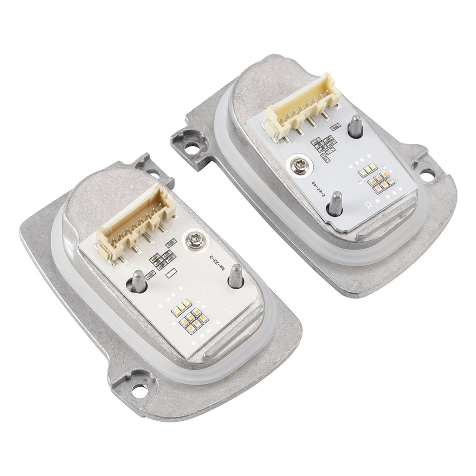 2017-2019 Audi A3 2個 LED ヘッドライト DRL 光源 コントロールユニット 8V0998473A 8V0998474A