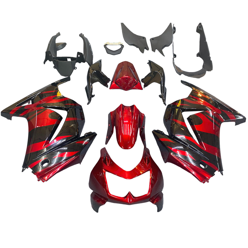 2008-2012 カワサキ EX250 Ninja250R インジェクションフェアリングキット ボディワーク プラスチック ABS#151