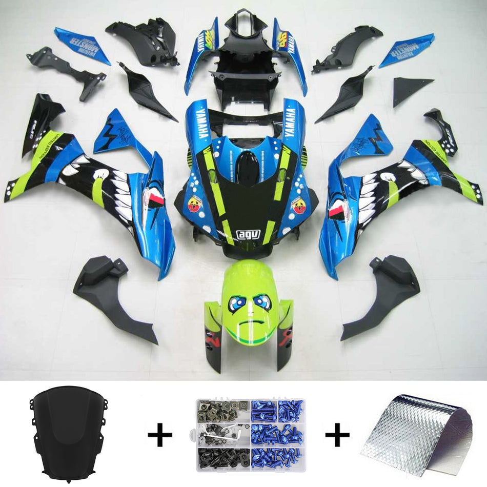 2020-2024 ヤマハ YZF R1 Amotopart インジェクションフェアリングキット ボディワーク プラスチック ABS #101