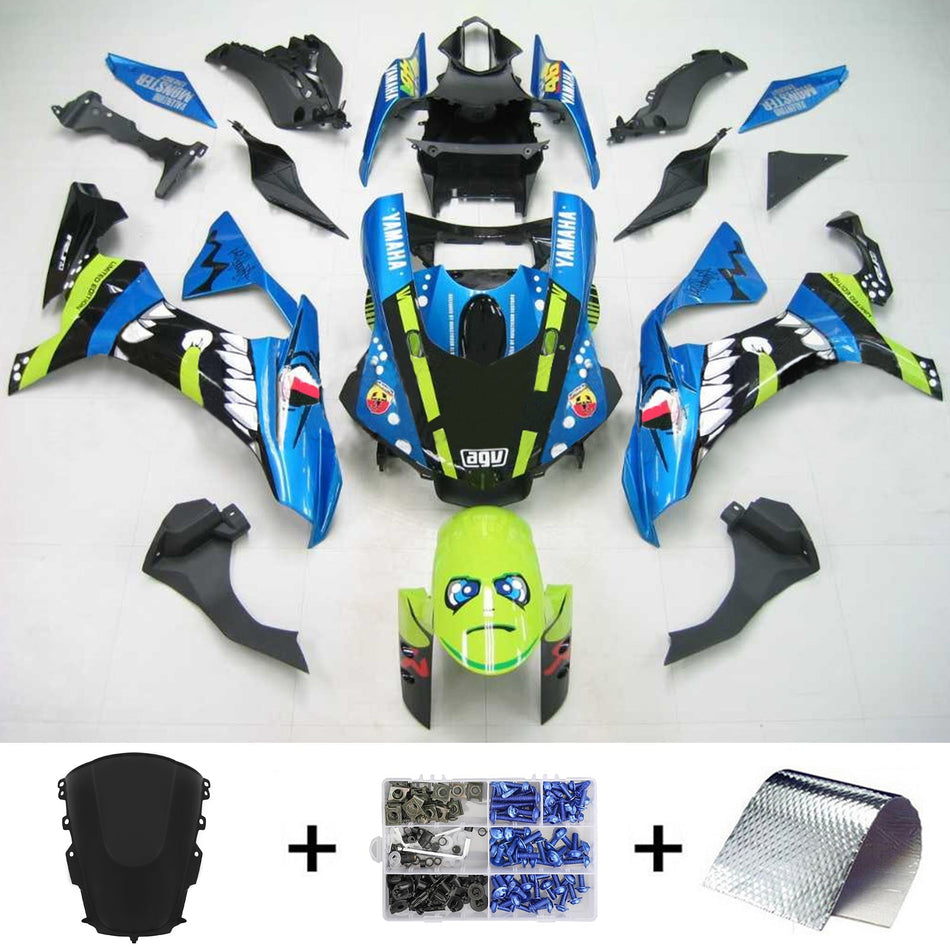 2020-2024 ヤマハ YZF R1 Amotopart インジェクションフェアリングキット ボディワーク プラスチック ABS #101