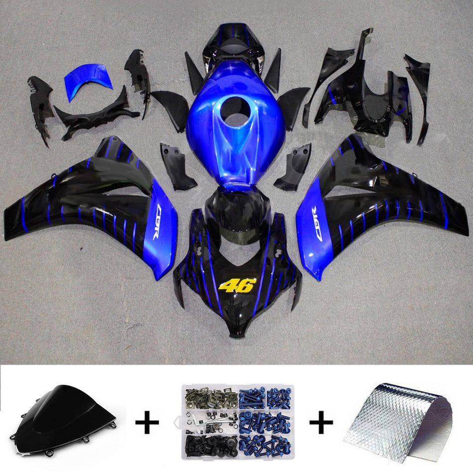 ホンダ CBR1000RR 2008-2011 用射出成形フェアリングキット ボディワーク プラスチック ABS