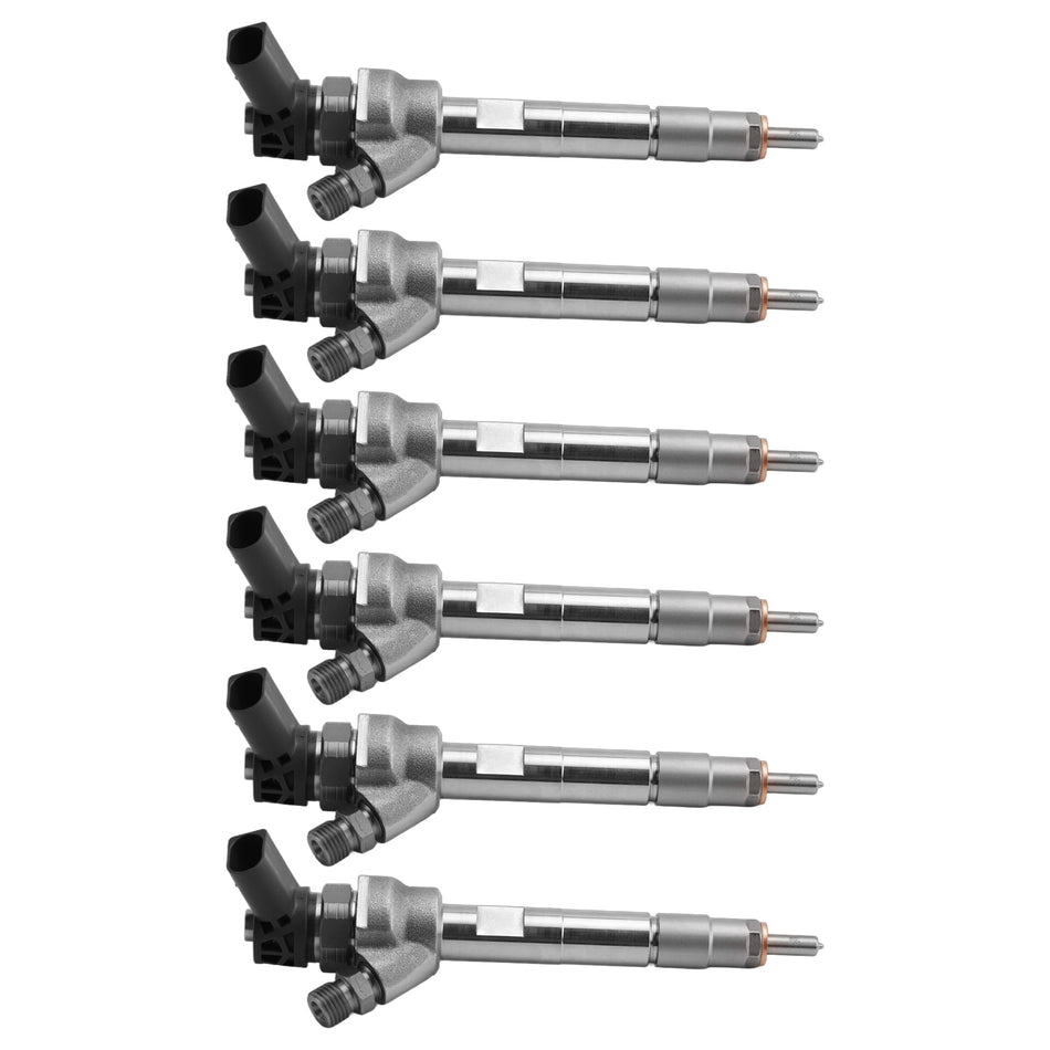 BMW F10 F30 F15 328d X5 535d 740Ld N47 N57用燃料インジェクター 6個セット 0445110597