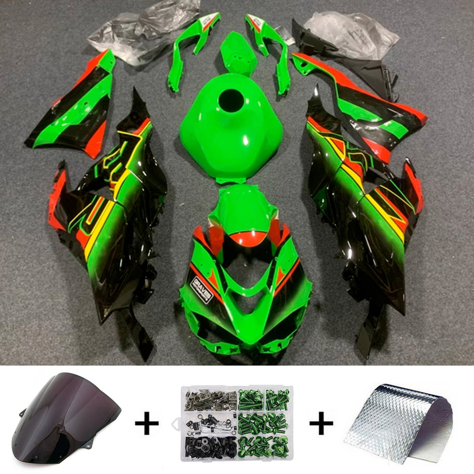インジェクションフェアリングキット ボディワーク プラスチック ABS カワサキ ZX-6R 2024-2025 に適合