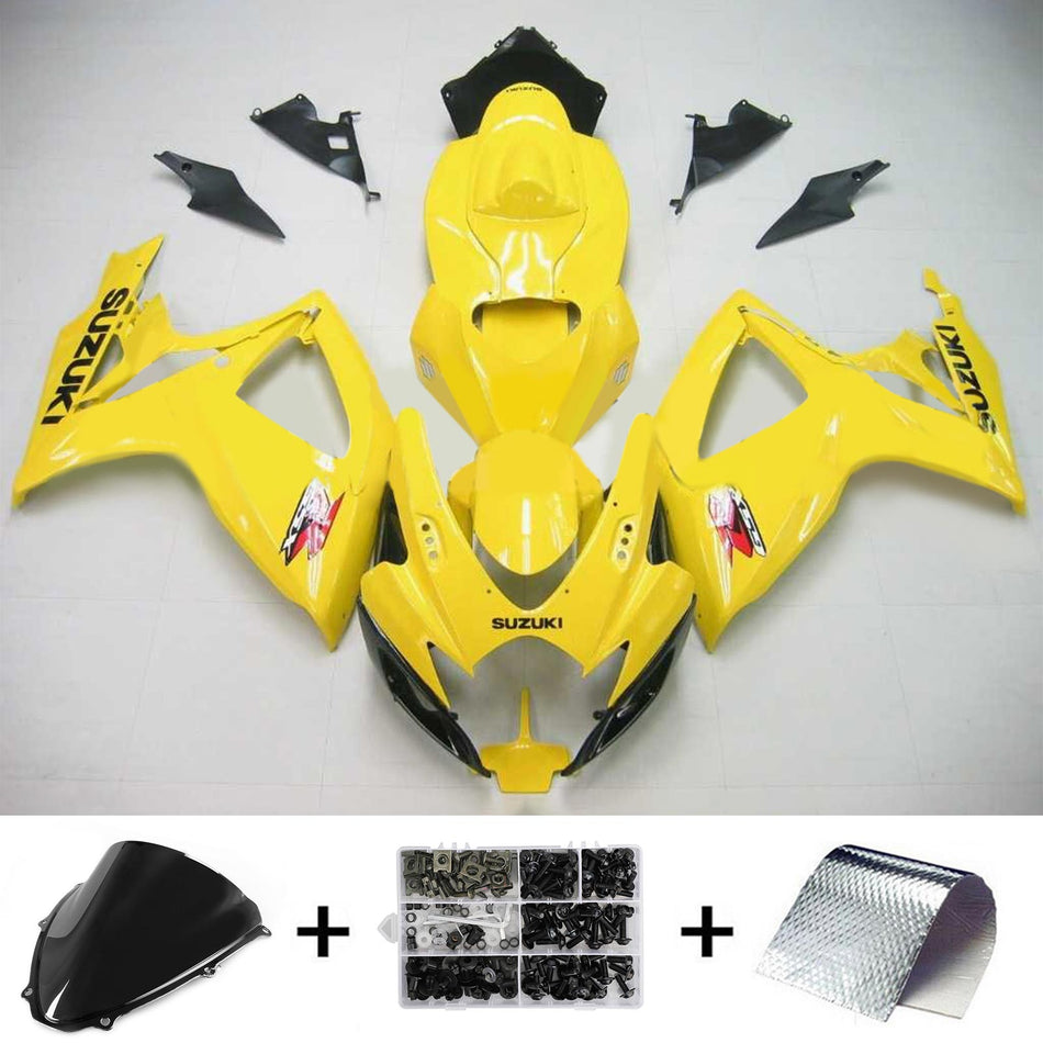 2006-2007 スズキ GSXR 600/750 K6 Amotopart インジェクションフェアリングキット ボディワーク プラスチック ABS #130