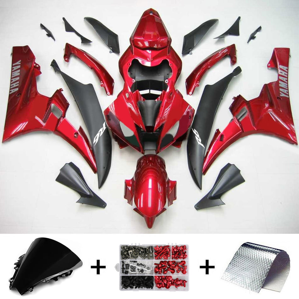 2006-2007 ヤマハ YZF 600 R6 Amotopart インジェクションフェアリングキット ボディワーク プラスチック ABS #108