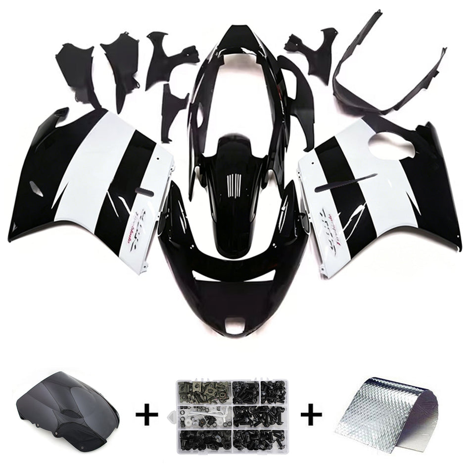 ホンダ CBR1100XX スーパーブラックバード 1996-2007 用 ABS樹脂製インジェクションフェアリングキット