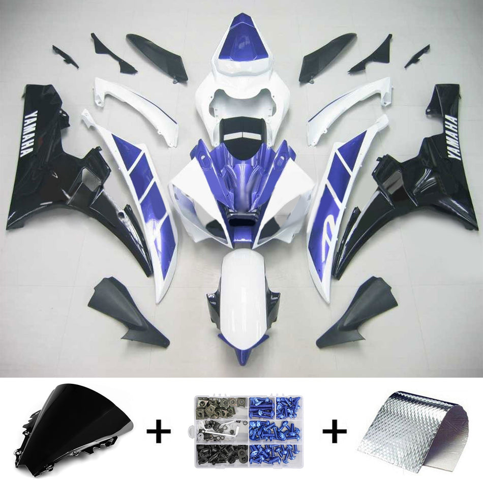 2006-2007 ヤマハ YZF 600 R6 Amotopart インジェクションフェアリングキット ボディワーク プラスチック ABS #117