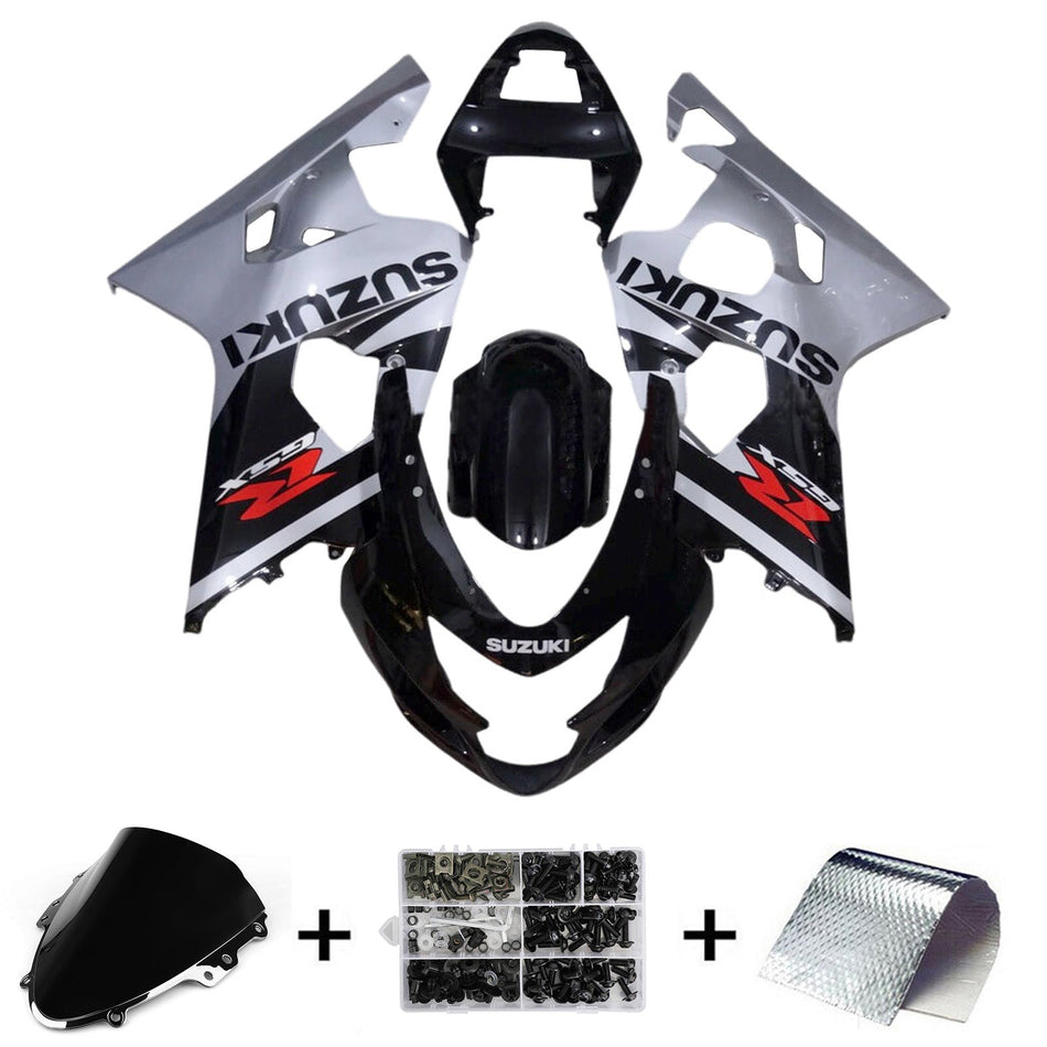 2004-2005 スズキ GSXR 600/750 K4 インジェクションフェアリングキット ボディワーク プラスチック ABS