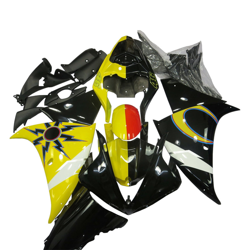 ヤマハ YZFR1 YZF-R1 2012-2014 用 インジェクションフェアリングキット ボディワーク プラスチック ABS