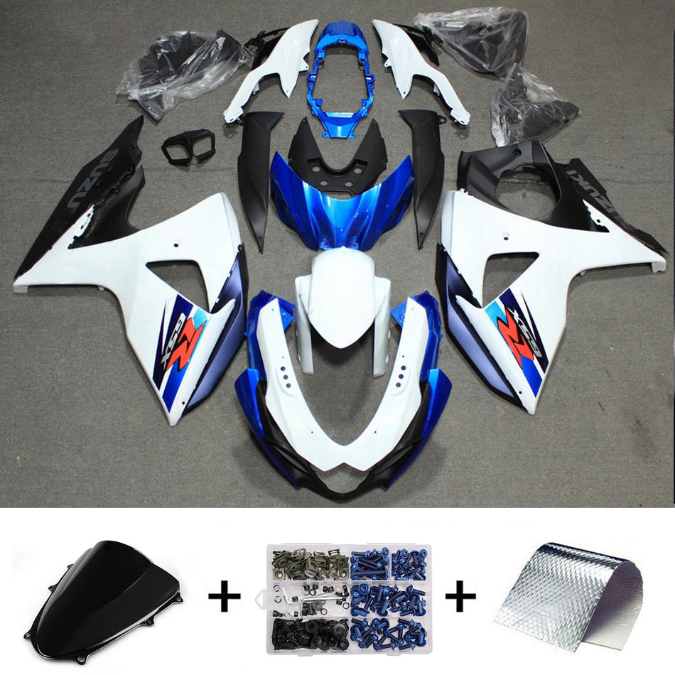スズキ GSXR1000 2009-2016 K9用 インジェクションフェアリングキット ボディワーク プラスチック ABS
