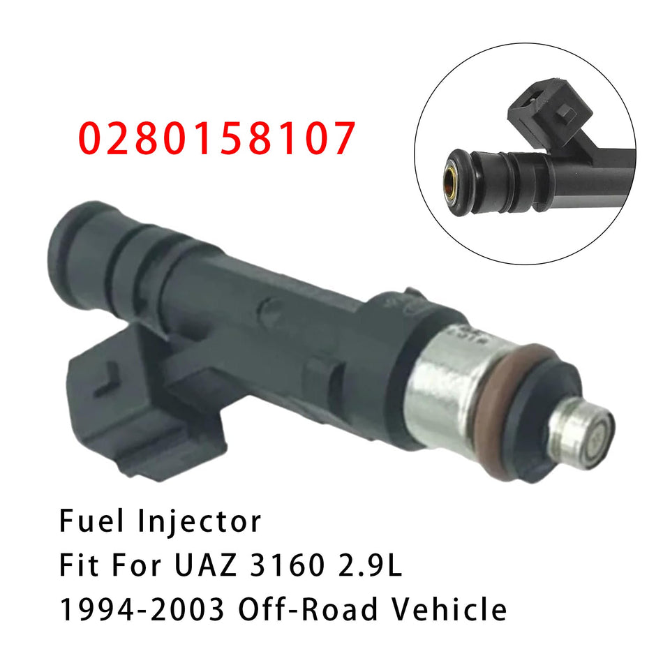1994-2003 UAZ 3160 2.9L 燃料インジェクター 1個 0280158107