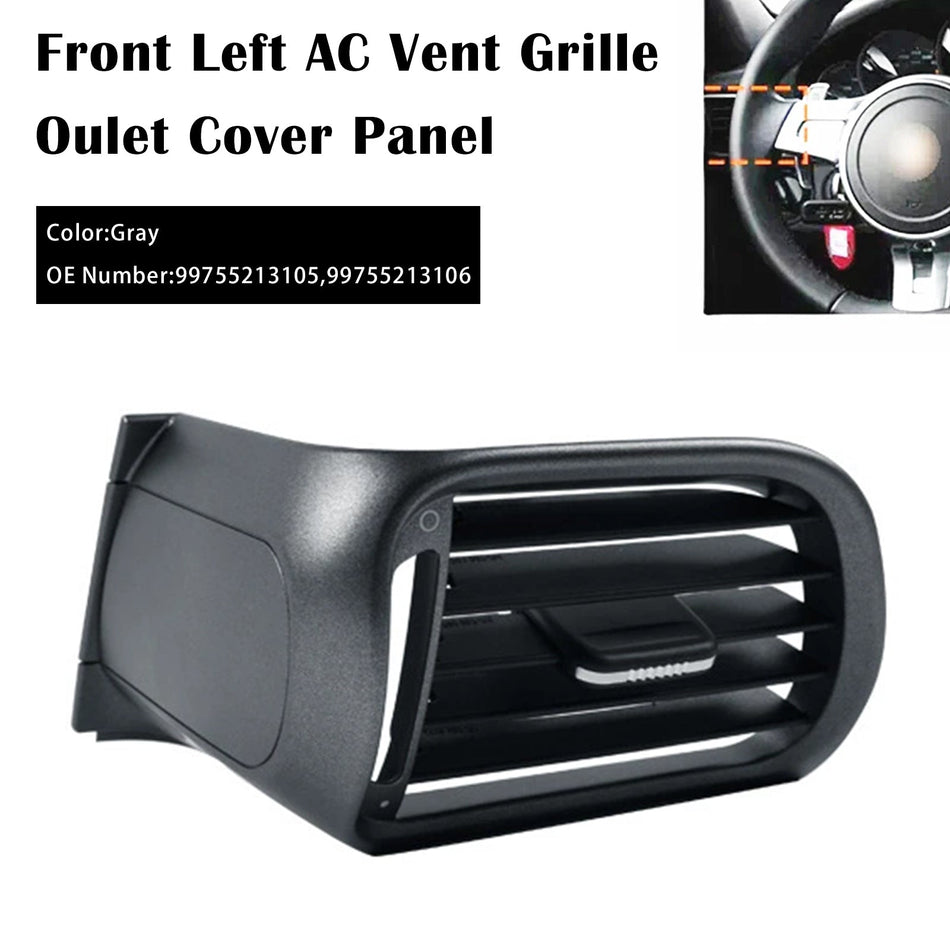 フロント左エアコンベントカバー グレー ポルシェ 911 カレラ タルガ 997 2004-2012 99755213105 99755213106
