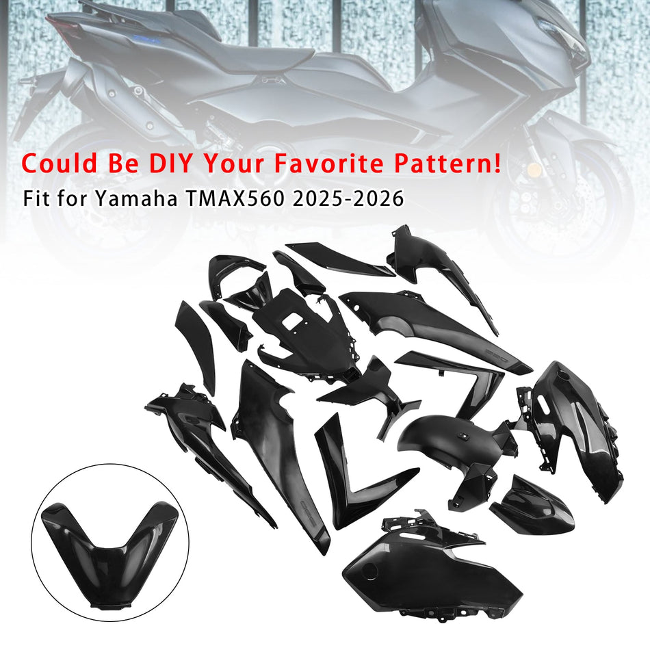 2025-2026 ヤマハ TMAX560 ボディワークフェアリング インジェクション 未塗装