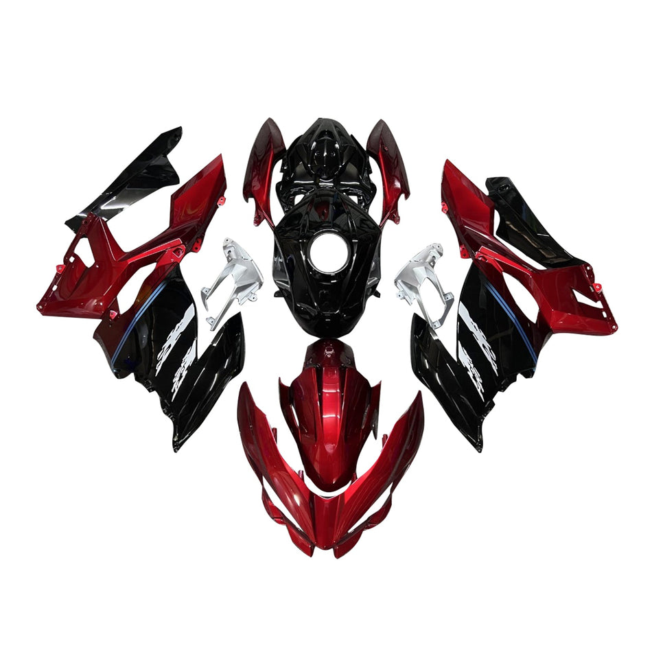 インジェクションフェアリングキット ボディワーク プラスチック ABS カワサキ EX400 Ninja400 2018-2024 に適合