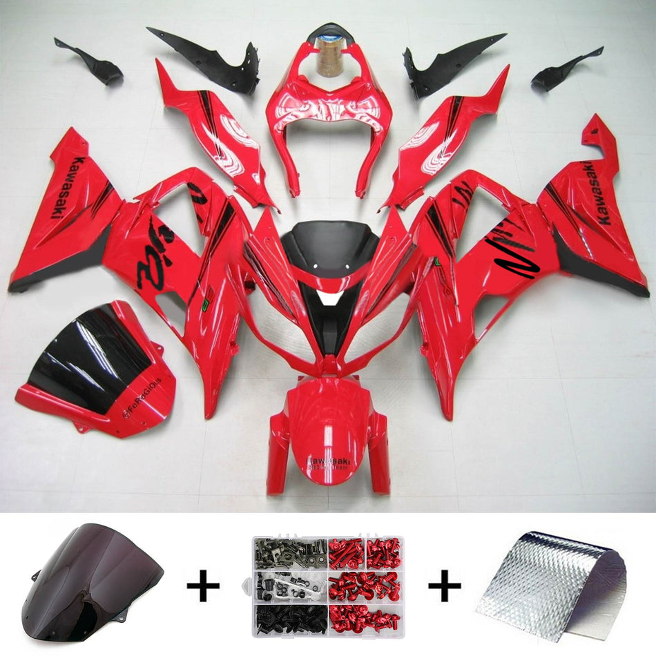 2013-2018 カワサキ ZX6R 636 Amotopart インジェクションフェアリングキット ボディワーク プラスチック ABS #112