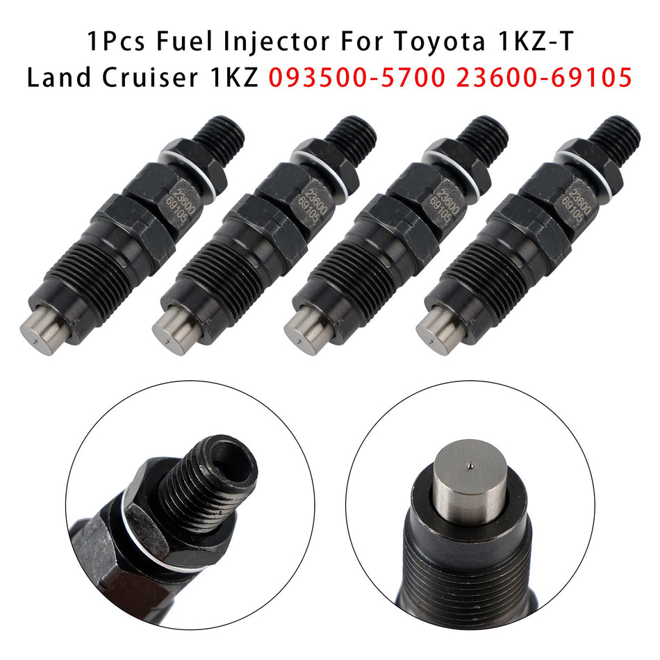 トヨタ 1KZ-T ランドクルーザー 1KZ 093500-5700 23600-69105 用 燃料インジェクター 4個