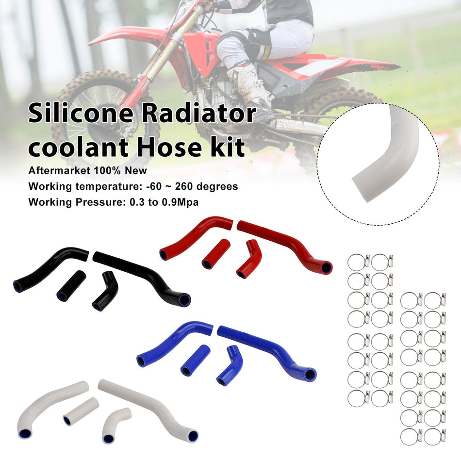 シリコン製ラジエーター冷却ホースキット ホンダ CRF450R RX RWE 21-25 に適合