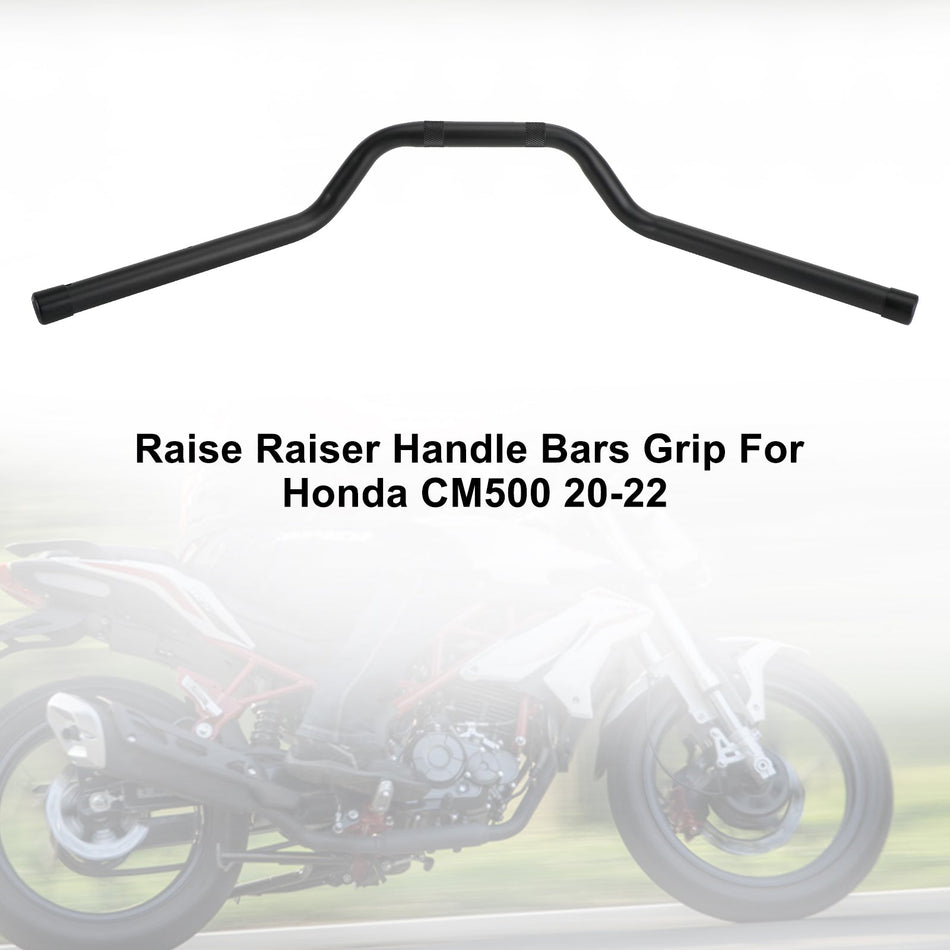ホンダ Cm500 2017-2022 ユニバーサル ハンドルバー グリップ 7/8" 22mm ライザー ブラック