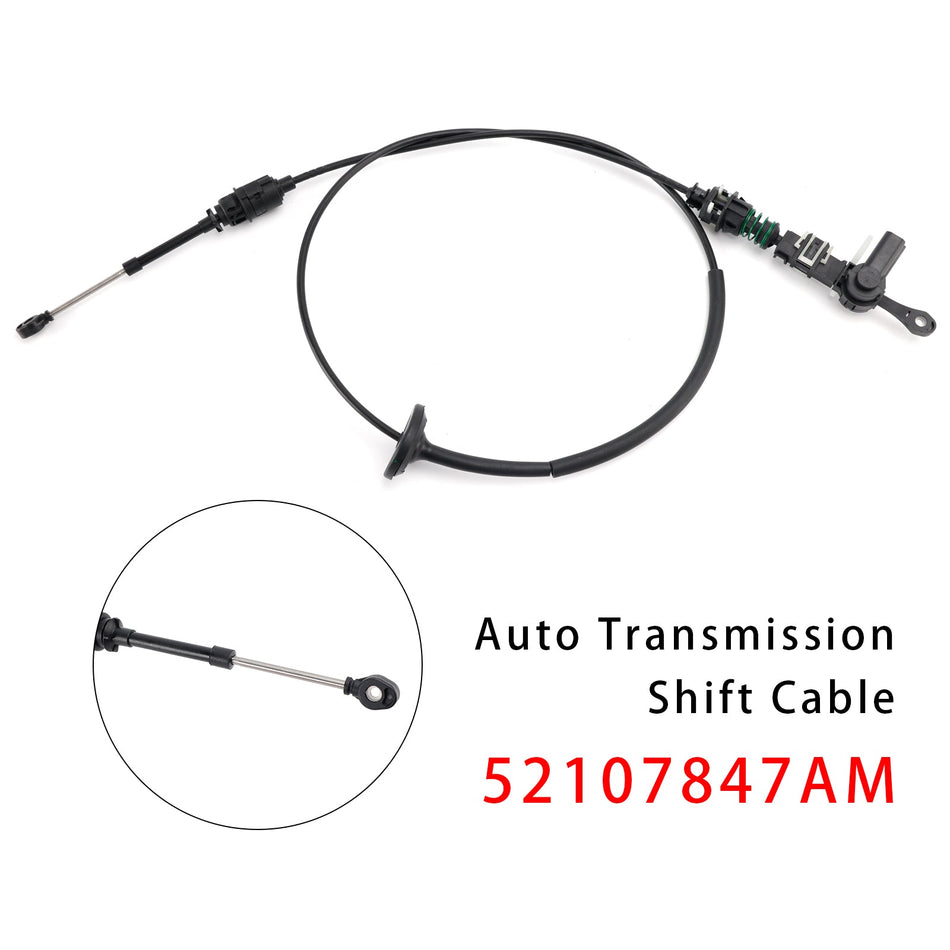 ダッジ・ラム1500、2500、3500用トランスミッションギアシフターコントロールケーブル 52107847AM